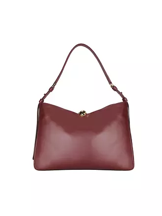 FURLA | Sac en cuir - Sac bandoulière SFERA SOFT Large | dunkelrot